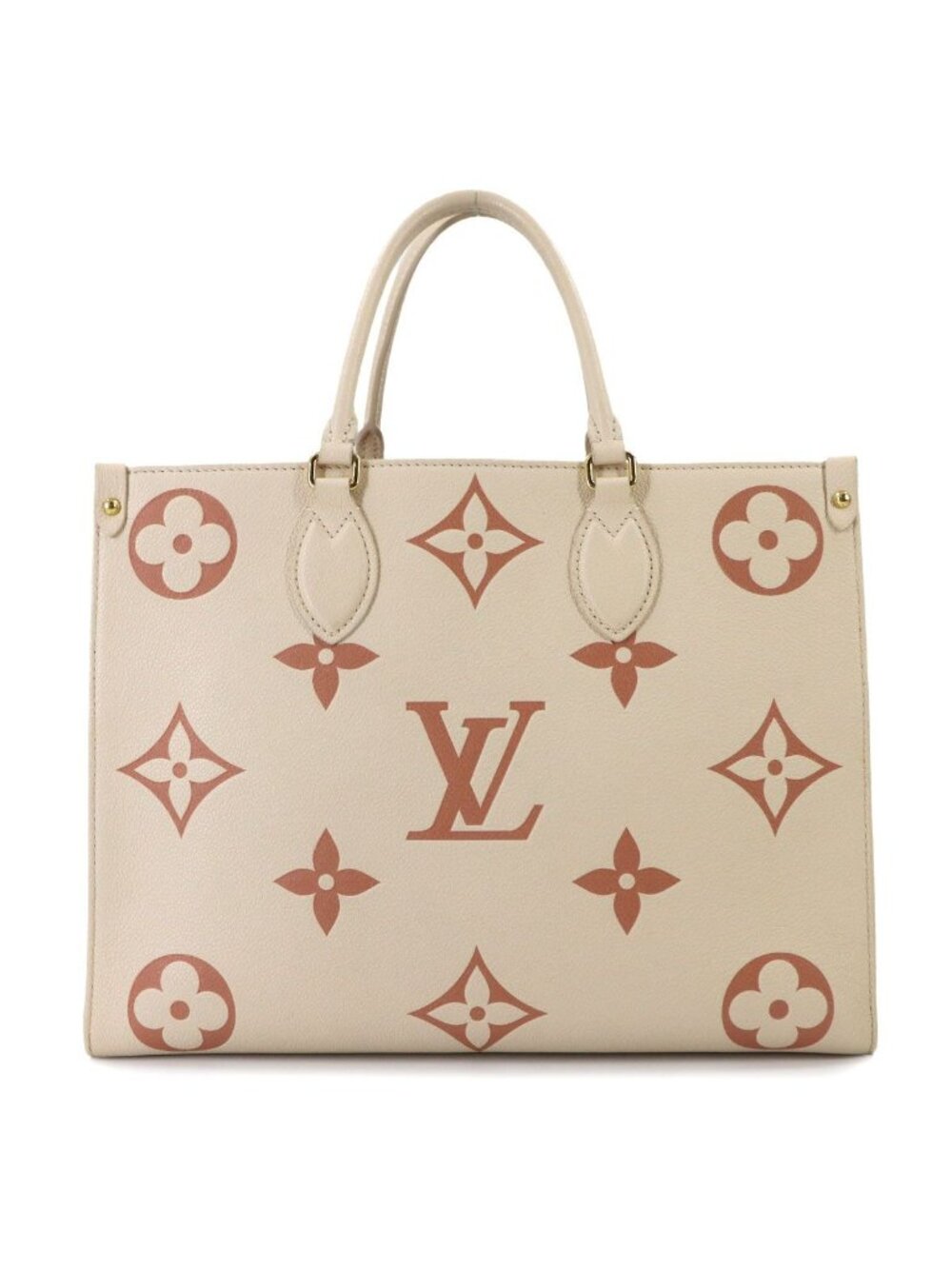 Louis Vuitton Bicolor Monogram Empreinte On The Go MM 2-Way Tote Cles MM - Picture 3 of 10